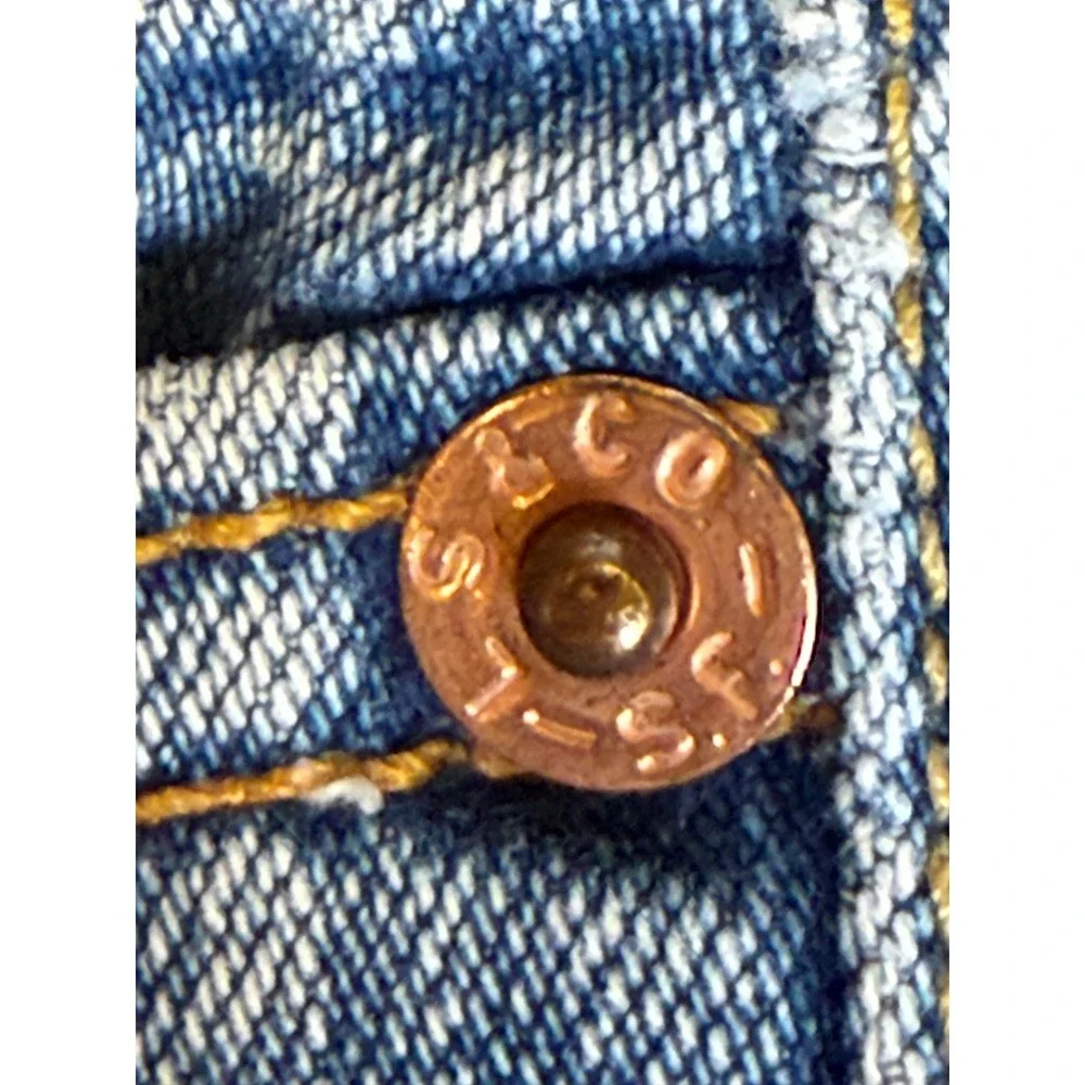 Levis 517 Kids Flare Slim Jeans Light Wash Blue Size 14 Stretch Denim 517-0217